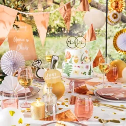 Waaiers goud - 6 stuks