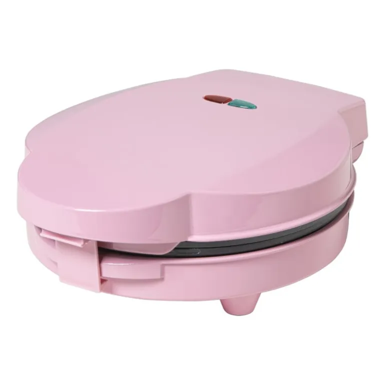 Wafelmaker - roze - 1000 watt