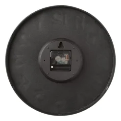 Wandklok basics - zwart - ø30x4 cm