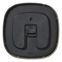 Wandklok houtlook - bruin - ø30 cm