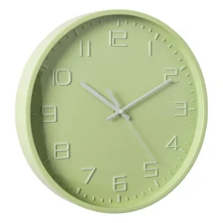 Wandklok Nadya - mintgroen - ø30x4 cm