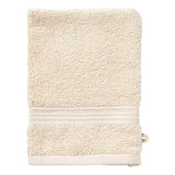 Washandje - beige - 16x21 cm
