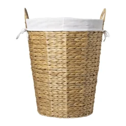 Wasmand Saar 50 liter - bruin/wit - ø42x50 cm