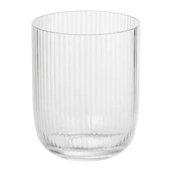 Waterglas ribbel - glas - 300 ml