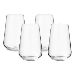 Waterglazen kristal - 380 ml - set van 4
