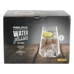 Waterglazen kristal - 380 ml - set van 4