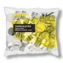 Waxinelichten - 8 branduren - set van 30