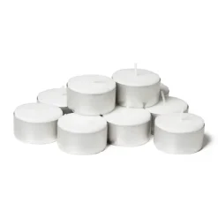 Waxinelichten - 8 branduren - set van 30
