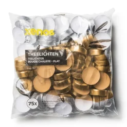 Waxinelichten - 4 branduren - set van 75