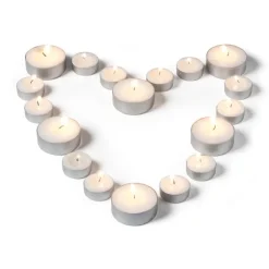 Waxinelichten - 4 branduren - set van 75