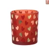 Waxinelichthouder hartjes klein - diverse varianten - ø7x8cm