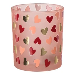 Waxinelichthouder hartjes klein - diverse varianten - ø7x8cm