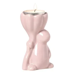 Waxinelichthouder paashaas - multikleur - diverse varianten