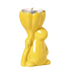 Waxinelichthouder paashaas - multikleur - diverse varianten