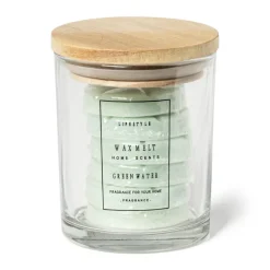 Waxmelts in pot - green water - set van 6