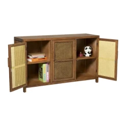 Webbing dressoir Bandung - bruin - 72x120x40 cm