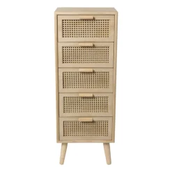 Webbing Java kast met 5 laden - 107x40x31 cm