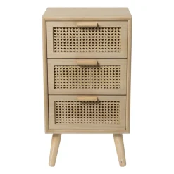 Webbing Java kast met 3 laden - 73x40x31 cm