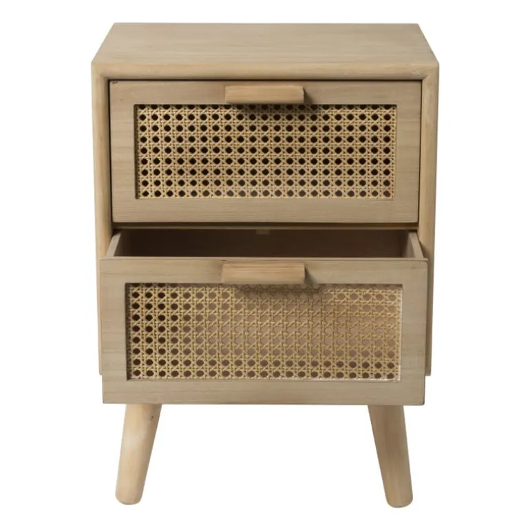 Webbing Java kast met 2 laden - 56x40x31 cm