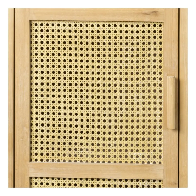 Webbing kast smal Bandung - naturel - 160.5x45x40.5 cm