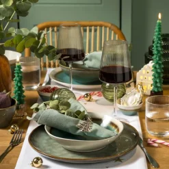 Wijnglas ribbel klein - glas - 300 ml