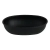 Zeepbakje metaal - zwart - 14 cm
