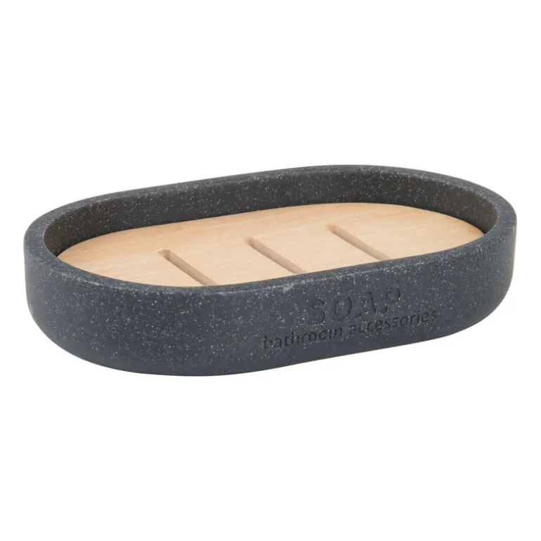 Zeepbakje Nature - antraciet