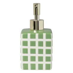 Zeeppompje blokjes - groen/wit - 15.8x7x7 cm