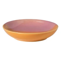 Zeepschaaltje duo - oranje/roze - ø11x2.2 cm