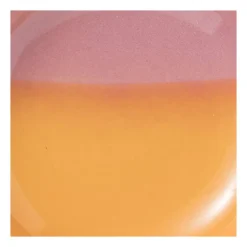 Zeepschaaltje duo - oranje/roze - ø11x2.2 cm