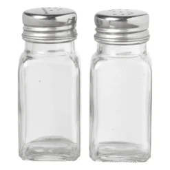 Zout vaatje - transparant - ø4x9 cm